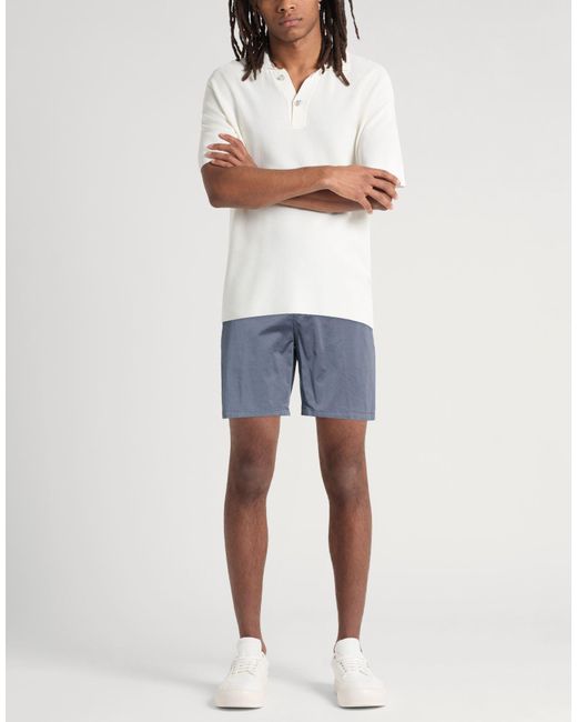 Dondup Blue Shorts & Bermuda Shorts Cotton, Elastane for men