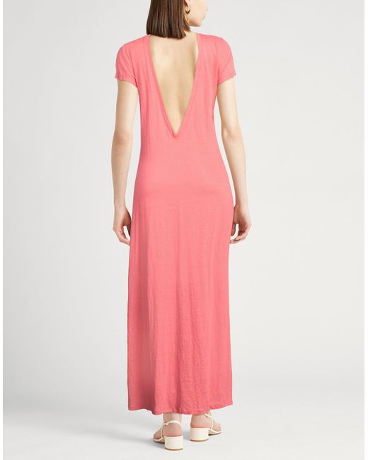 Majestic Filatures Pink Maxi-Kleid