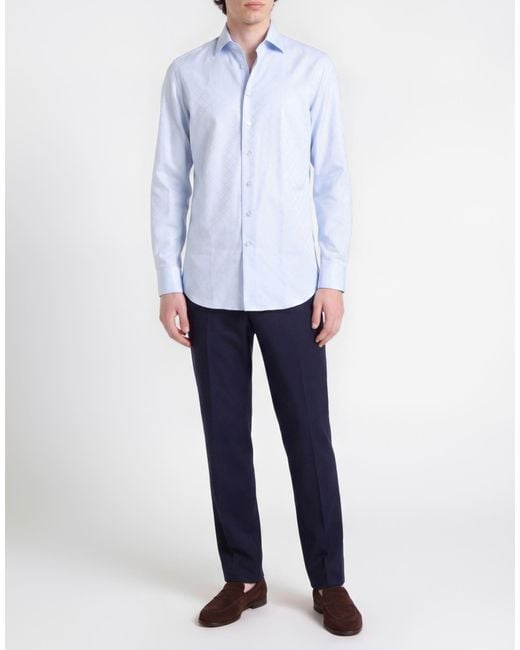Etro Blue Shirt Cotton for men