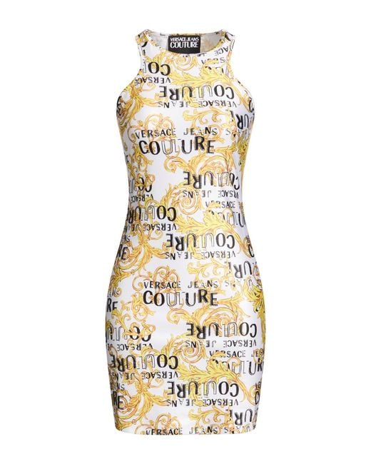 Versace Jeans Couture Metallic Mini Dresses