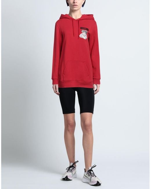 Moschino Red Sweatshirt