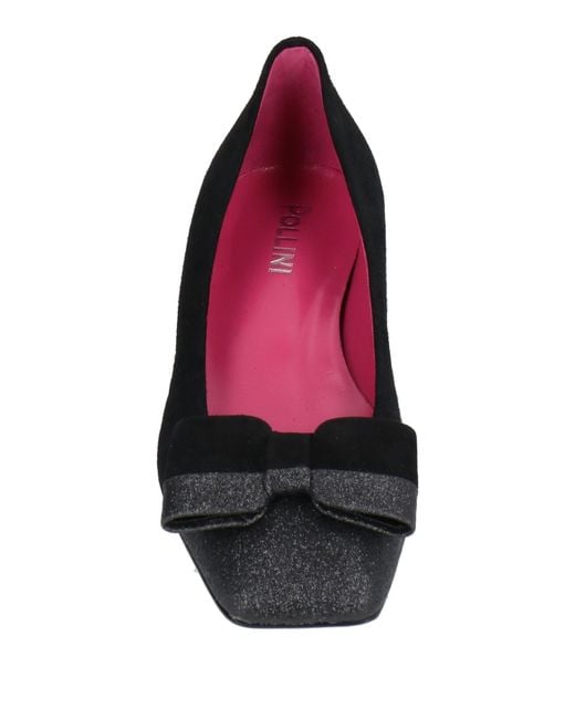 Pollini Black Ballet Flats
