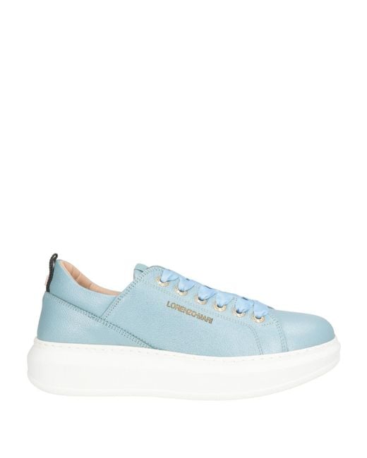 Lorenzo Mari Blue Sky Sneakers Leather