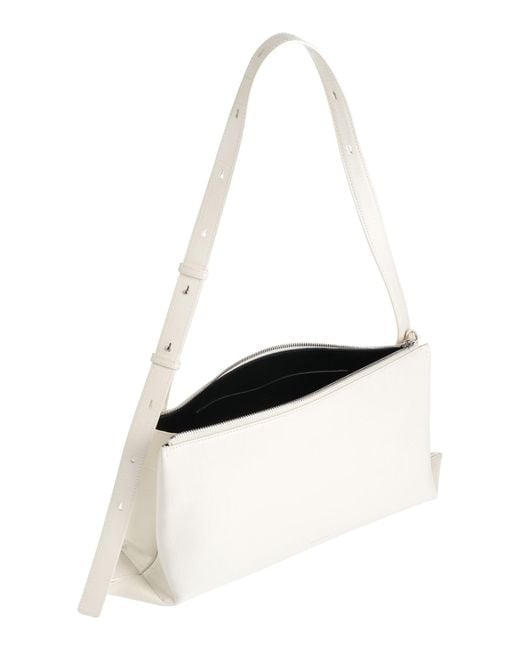 Jil Sander White Shoulder Bags