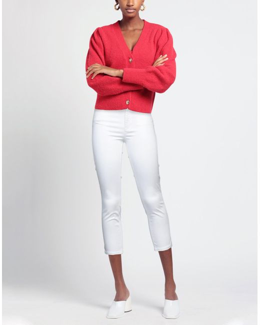 Guess White Cropped Pants