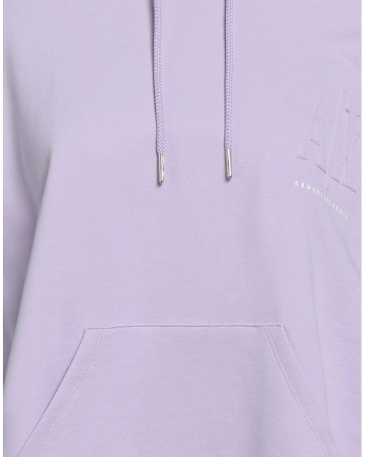 ARMANI EXCHANGE Purple Sweatshirt