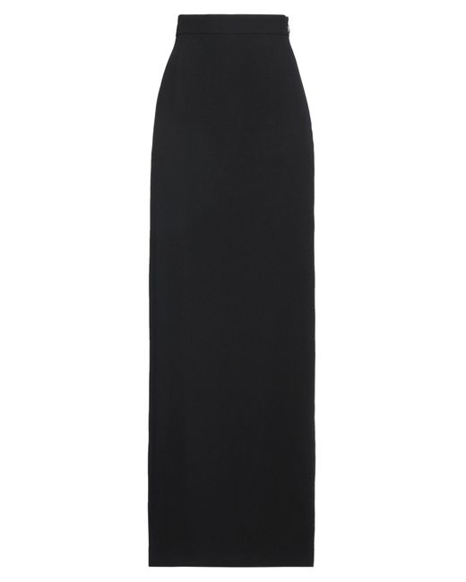Nina Ricci Black Maxi Skirt Acetate, Viscose