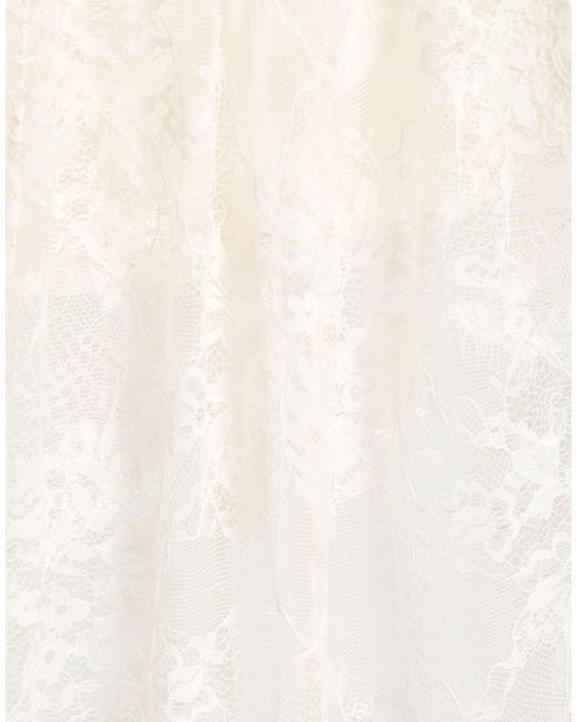 Haveone White Maxi Skirts