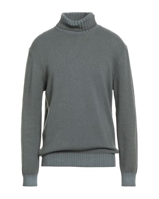 Ploumanac'h Gray Dark Turtleneck Wool, Cashmere for men