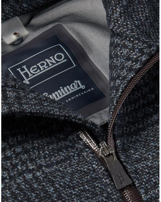 Manteau long Herno pour homme en coloris Blue