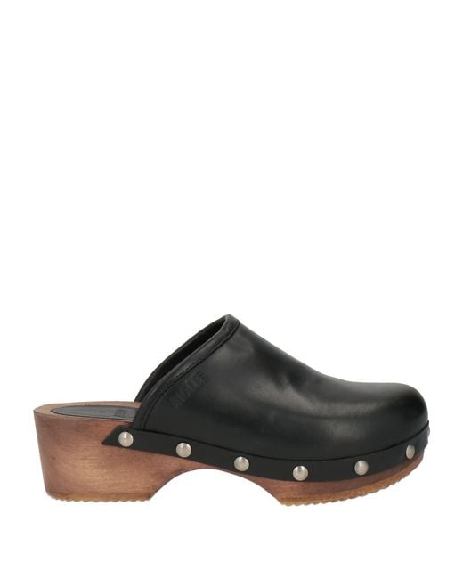 Aigle Black Mules & Clogs