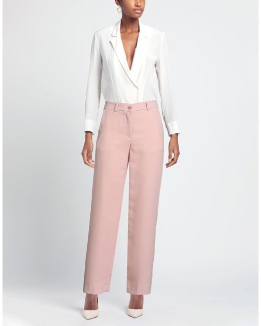 SKILLS & GENES Pink Blush Pants Polyester