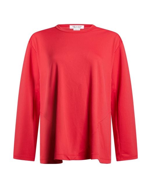 Comme des Garçons Red T-Shirt Polyester