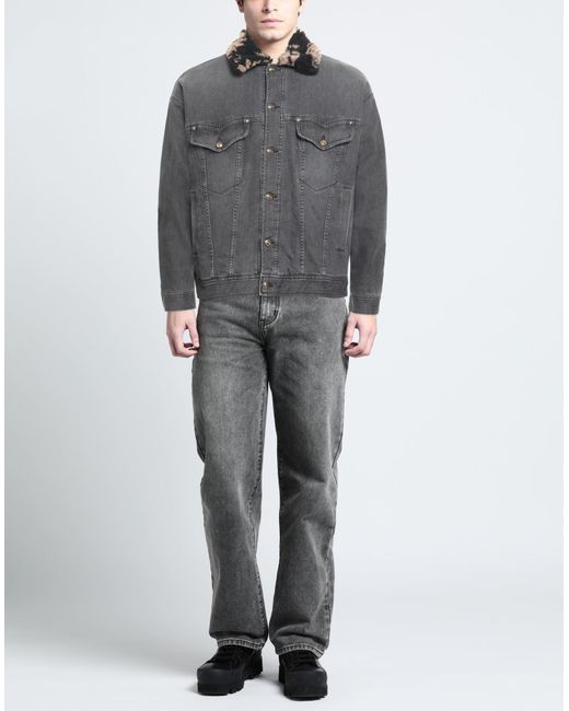 Versace Gray Denim Outerwear for men