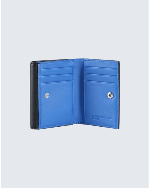 Karl Lagerfeld Blue Brieftasche