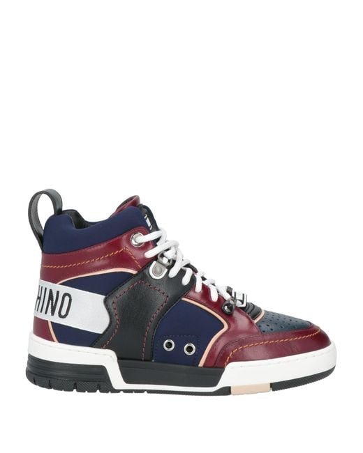 Moschino Blue Sneakers Textile Fibers