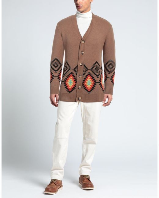 TOOCO Brown Cardigan for men