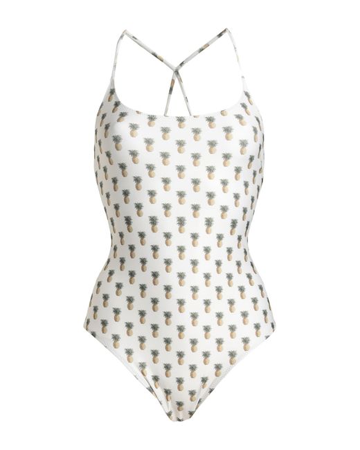 Oas Onepiece Swimsuit in White Lyst