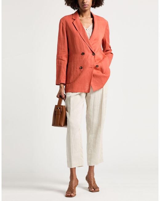 Brunello Cucinelli Red Blazer