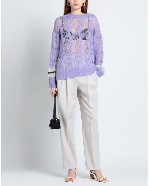 Palm Angels Purple Sweater