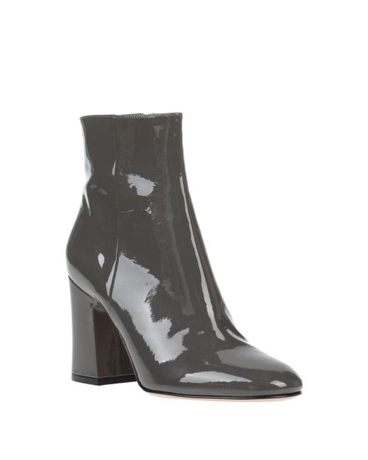 Gianvito Rossi Gray Ankle Boots Soft Leather