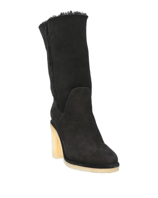 ALEVI Black Ankle Boots Leather