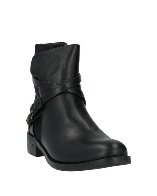 Laura Biagiotti Black Ankle Boots