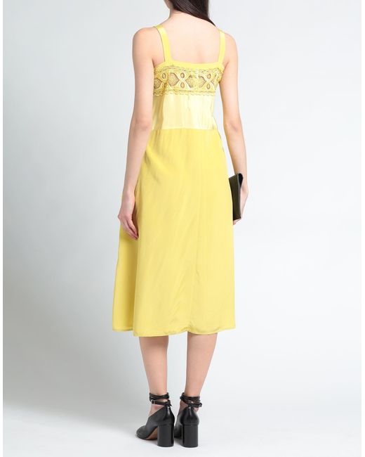 Maison Margiela Yellow Midi Dress