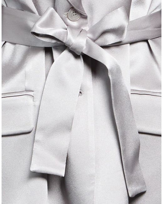 Semicouture White Jacket Acetate, Silk, Polyester