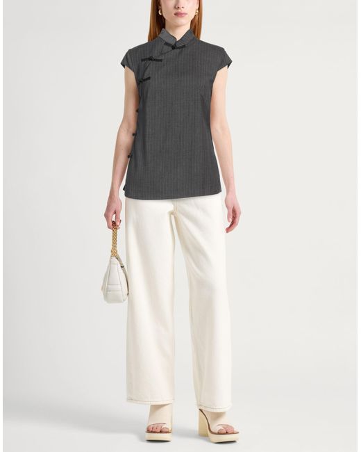 WEILI ZHENG Black Hemd