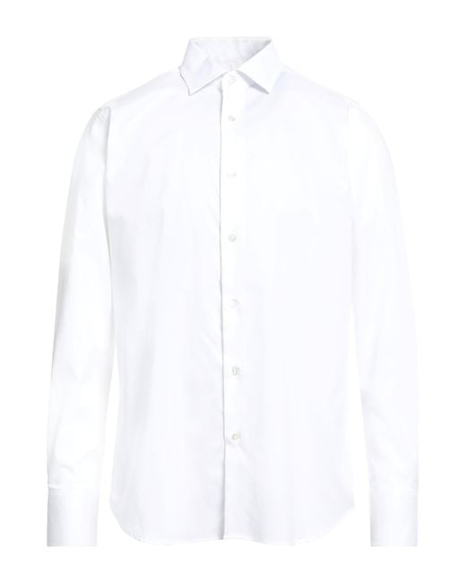 Bagutta White Shirt Cotton for men
