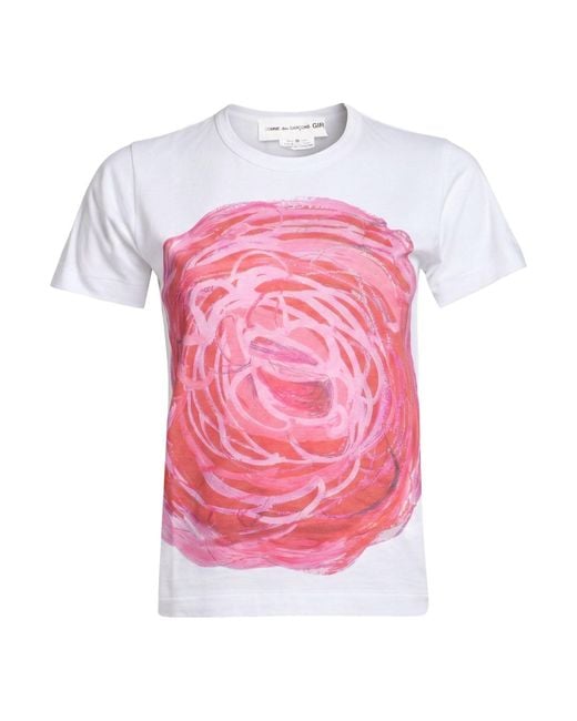 Comme des Garçons Pink T-Shirt Cotton