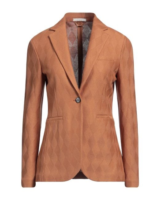 Circolo 1901 Brown Blazer Cotton