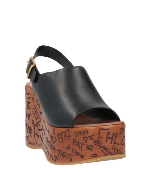 Chloé Brown Sandals
