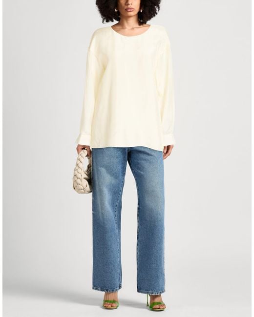 Philosophy Di Lorenzo Serafini White Cream Top Silk