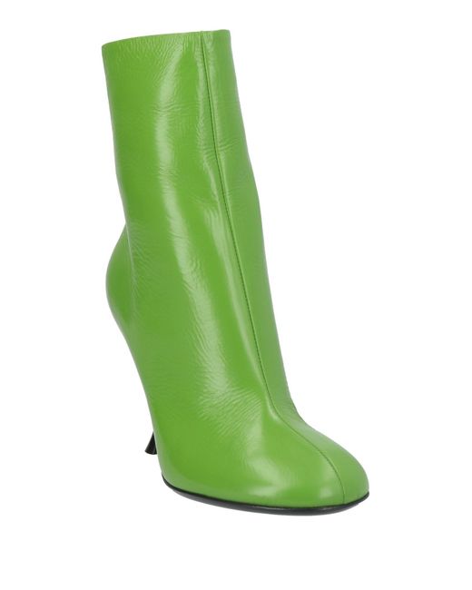 3Juin Green Ankle Boots