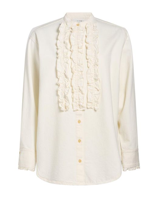 Forte_forte White Cream Shirt Cotton