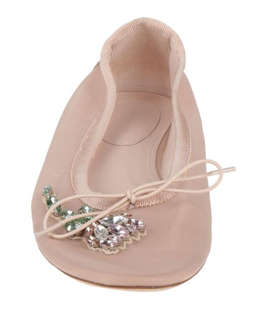 Simone Rocha Pink Ballet Flats