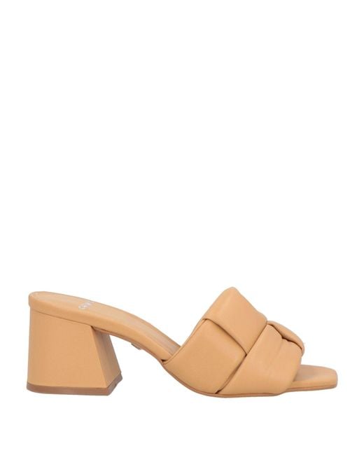 Carrano Natural Camel Sandals Leather