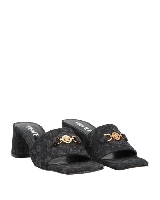 Versace Black Sandale