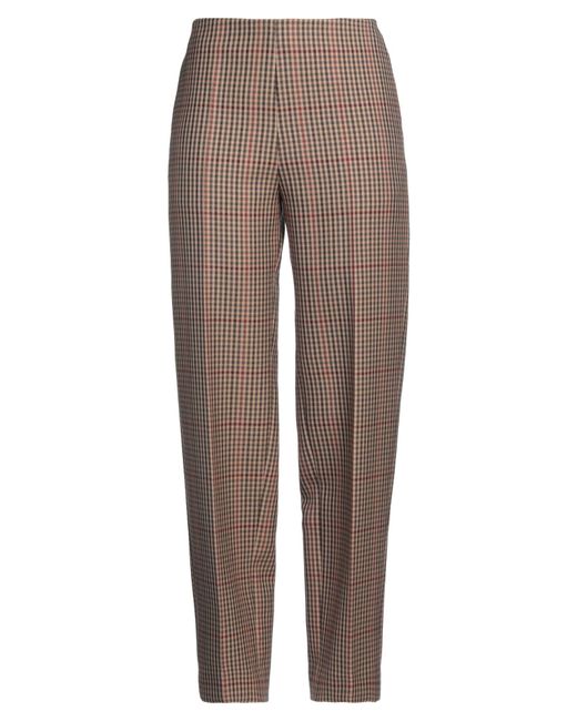 Dries Van Noten Brown Pants Wool