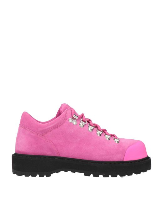 Diemme Pink Ankle Boots Leather