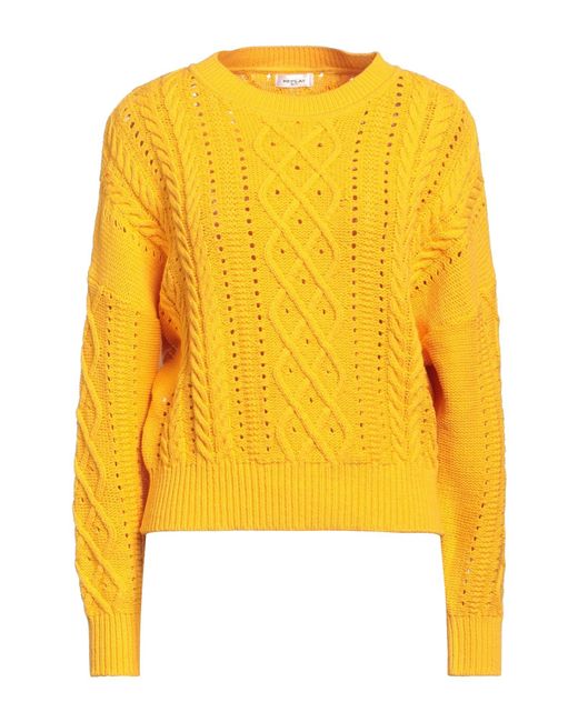 Pullover Replay de color Yellow