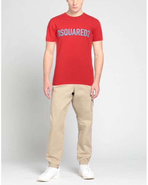 DSquared² Red T-shirt for men
