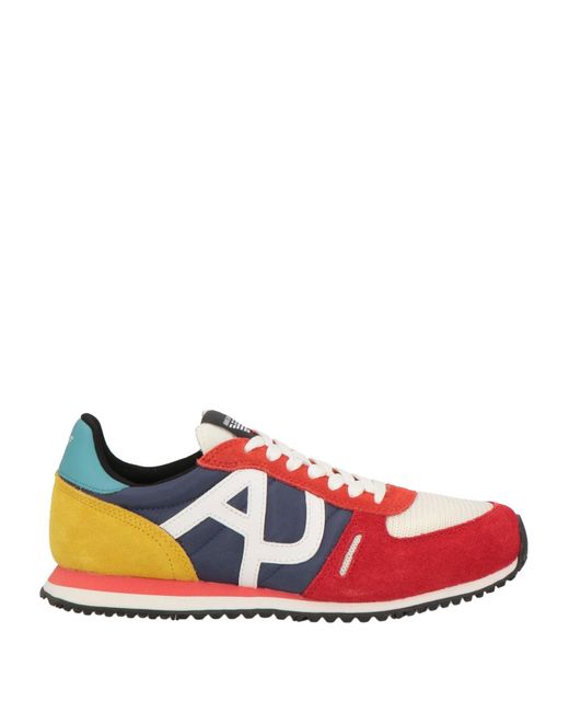 Armani Jeans Red Sneakers for men
