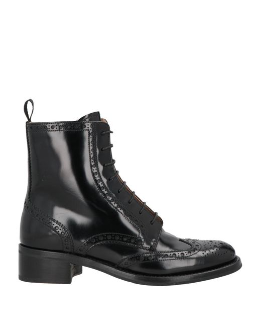 Church's Black Ankle Boots Calfskin