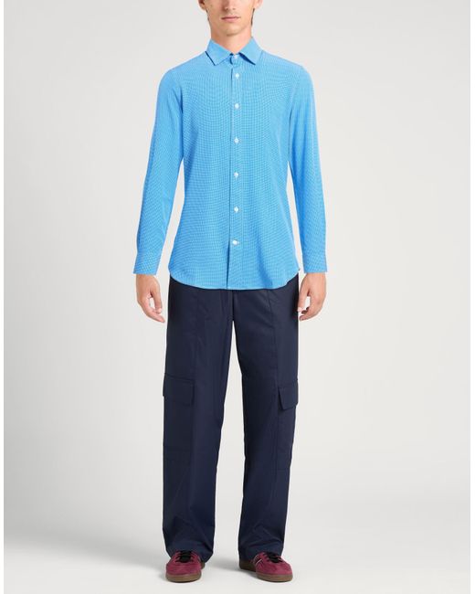 Scotch & Soda Blue Shirts for men