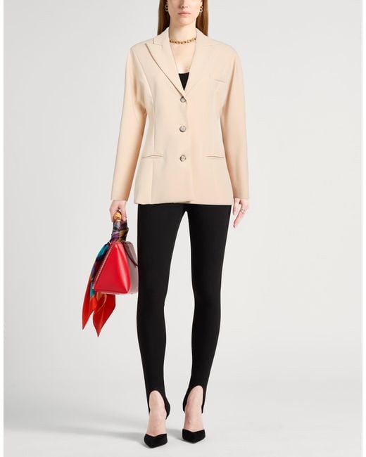 ViCOLO Natural Cream Blazer Polyester, Elastane
