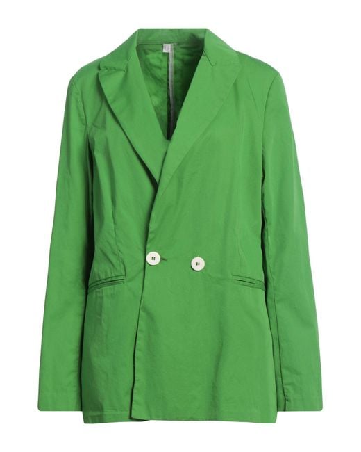 Ottod'Ame Green Blazer Cotton