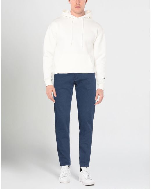 Liu Jo Blue Pants Cotton, Elastane for men